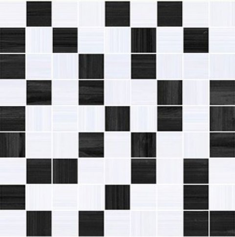 Декор STRIPES Mosaico черный/серый (Ceramica Classic)